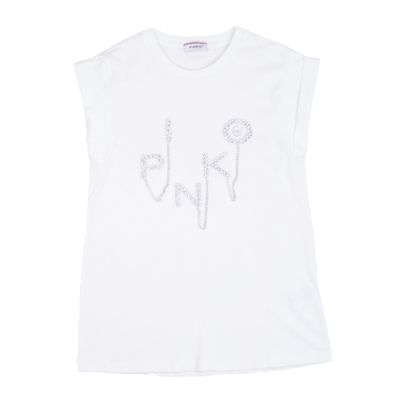 T-Shirt Pinko Con Pietre E Catene